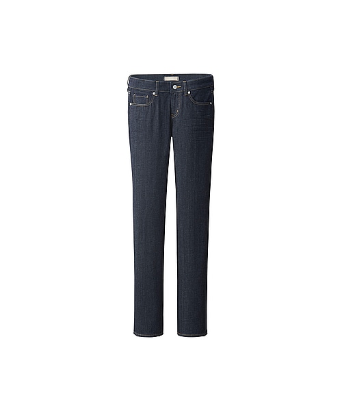 UNIQLO(ユニクロ)の「WOMEN スリムフィットジーンズA(ジーンズ・レディース・OFF WHITE/BLUE/NAVY・28/25/27/24/26/23/34/22/36)」の3枚目の写真