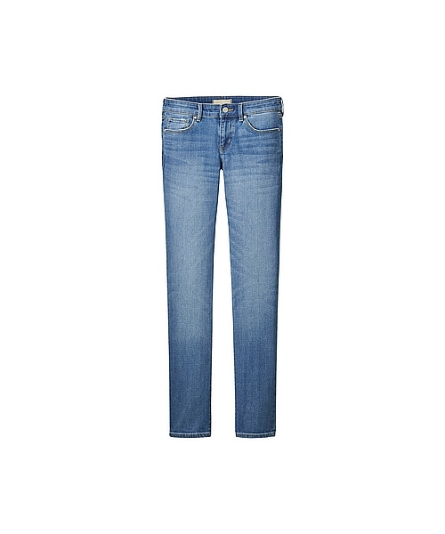 UNIQLO(ユニクロ)の「WOMEN スリムフィットジーンズA(ジーンズ・レディース・OFF WHITE/BLUE/NAVY・28/25/27/24/26/23/34/22/36)」の2枚目の写真
