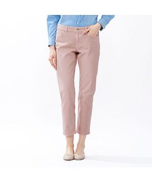 UNIQLO | WOMEN スリムフィットカラーアンクルジーンズ(デニムパンツ)
