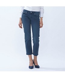 UNIQLO | WOMEN スリムフィットカラーアンクルジーンズ(デニムパンツ)