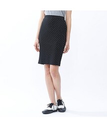 UNIQLO | WOMEN ポンチペンシルスカート（ドット）(スカート)