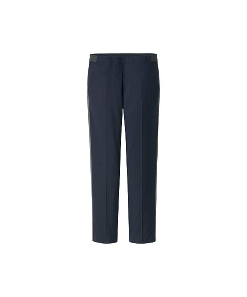 UNIQLO(ユニクロ)の「WOMEN ラインアンクルパンツ(パンツ(スマートスタイルパンツ)・レディース・90/BLUE・3XL/XXL)」の2枚目の写真
