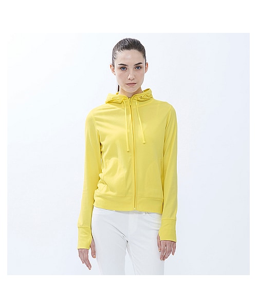 UNIQLO（ユニクロ）の「WOMEN UVカットフルジップパーカ（長袖）（パーカー・レディース・BLACK/BLUE/LIGHT GRAY/NATURAL/PINK/YELLOW/PURPLE/LIGHT ORANGE/NAVY/GREEN・XL/L/S/M）」の8枚目の写真