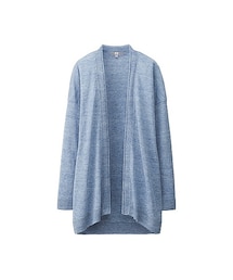 UNIQLO | WOMEN プレミアムリネンストールカーディガン（長袖）(トップス)