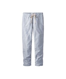 UNIQLO | WOMEN コットンリネンストライプイージーパンツ(パンツ)