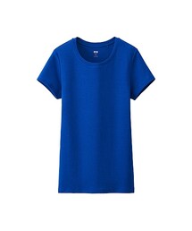 UNIQLO | WOMEN スーピマコットンモダールクルーネックT（半袖）(Tシャツ/カットソー)