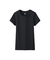 UNIQLO | WOMEN スーピマコットンモダールクルーネックT（半袖）(Tシャツ/カットソー)