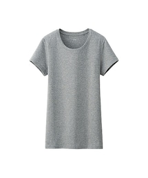 UNIQLO | WOMEN スーピマコットンモダールクルーネックT（半袖）(Tシャツ/カットソー)