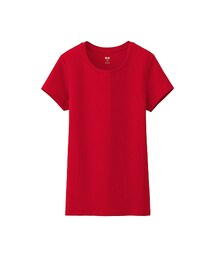 UNIQLO | WOMEN スーピマコットンモダールクルーネックT（半袖）(Tシャツ/カットソー)