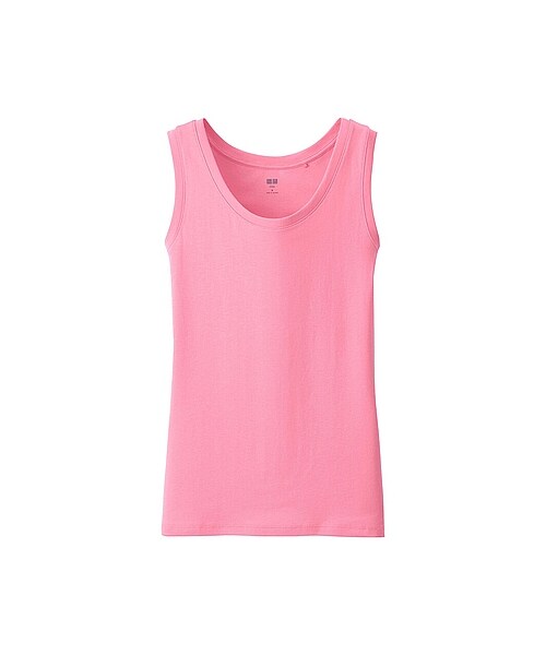 UNIQLO（ユニクロ）の「WOMEN スーピマコットンモダールタンクトップ（Tシャツ/カットソー・レディース・LIGHT GRAY/PURPLE/BLACK/GREEN/WHITE/GRAY/BLUE/YELLOW/90/LIGHT ORANGE・XL/M/S/XXL/3XL/L）」の12枚目の写真