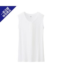 UNIQLO | WOMEN スーピマコットンウォッシュタンクトップ＋E(Tシャツ/カットソー)