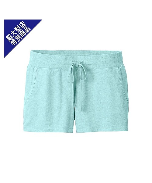 UNIQLO（ユニクロ）の「WOMEN ストレッチジャージーショートパンツ＋E（カットパンツ・ショートパンツ・レディース・PINK/PURPLE/WHITE/GREEN/GRAY・M/S/XL/L）」の4枚目の写真