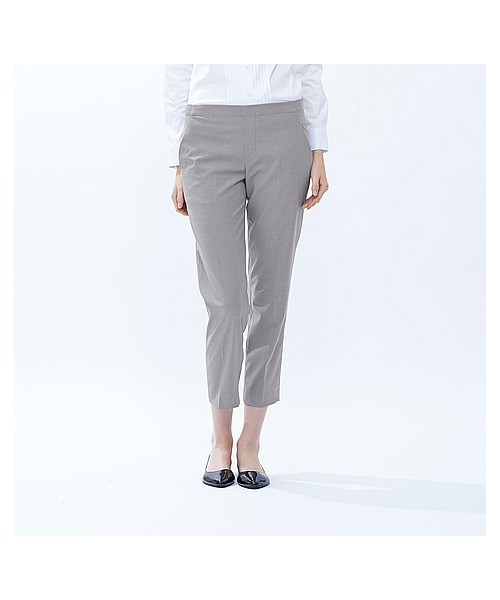 UNIQLO（ユニクロ）の「WOMEN アンクルパンツA（パンツ(スマートスタイルパンツ)・レディース・BLACK/OFF WHITE/NAVY/BEIGE/GRAY・S/L/M/XXL/XL/3XL）」の3枚目の写真