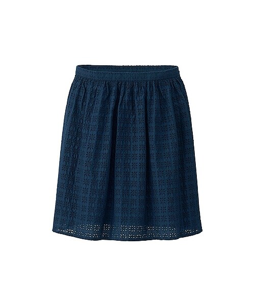 UNIQLO(ユニクロ)の「WOMEN レーススカート(スカート・レディース・BLACK/NAVY/WHITE・58/70/67/61/64/73)」の3枚目の写真