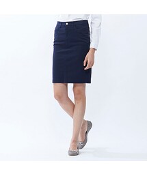 UNIQLO | WOMEN ストレッチスカート（無地）(スカート)