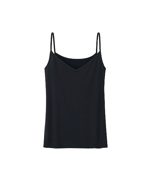 UNIQLO（ユニクロ）の「WOMEN エアリズムキャミソールA（その他アンダーウェア/インナー・レディース・BLUE/WHITE/PINK/BLACK/BEIGE・L/S/3XL/M/XXL）」の2枚目の写真