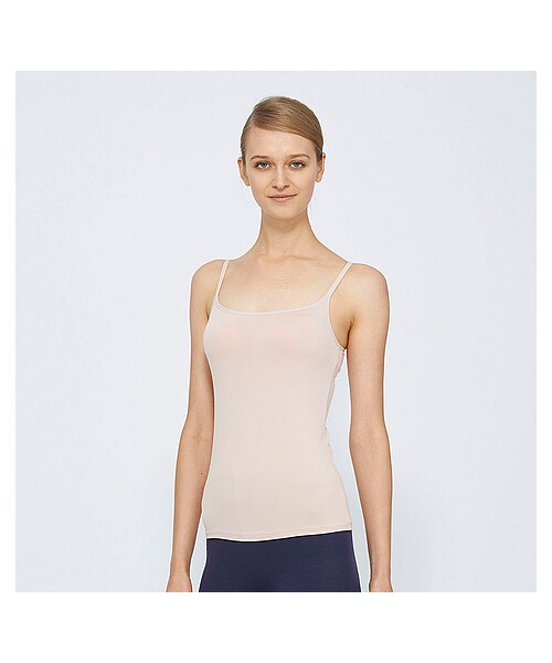 UNIQLO（ユニクロ）の「WOMEN エアリズムブラキャミソール（ブラジャー・レディース・PURPLE/BLUE/PINK/WHITE/LIGHT ORANGE/GREEN/GRAY/NATURAL/BLACK/NAVY・L/S/M/XL）」の4枚目の写真