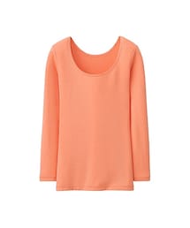 UNIQLO | WOMEN ヒートテックUネックT（8分袖）(その他アンダーウェア/インナー)