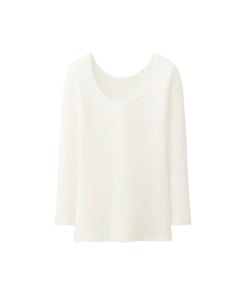 UNIQLO（ユニクロ）の「WOMEN ヒートテックUネックT（8分袖