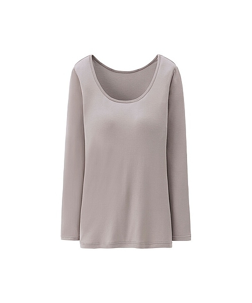 UNIQLO（ユニクロ）の「WOMEN ヒートテックブラUネックT（8分袖