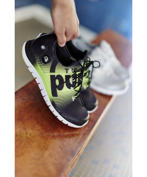 Reebok(リーボック)の「Reebok ZPump Fusion Running Sneaker(スニーカー・レディース・BLACK MULTI/GREY・10/8.5/9/7/8/6/7.5)」の6枚目の写真