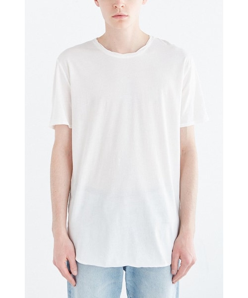 URBAN OUTFITTERS(アーバンアウトフィッターズ)の「Feathers Twisted Neck Tee(Tシャツ/カットソー・メンズ・WASHED BLACK/BROWN/BLUE/WHITE・S/XL/L/XS/M)」の10枚目の写真