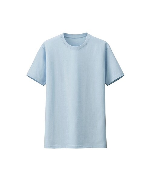 UNIQLO ユニクロ】シンプル 水色 Tシャツ サイズM