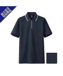 UNIQLO ユニクロ テニス ドライ　ポロシャツ ハーフジップ ジョコビッチ UNIQLO ユニクロ テニス ドライ ポロシャツ ハーフジップ