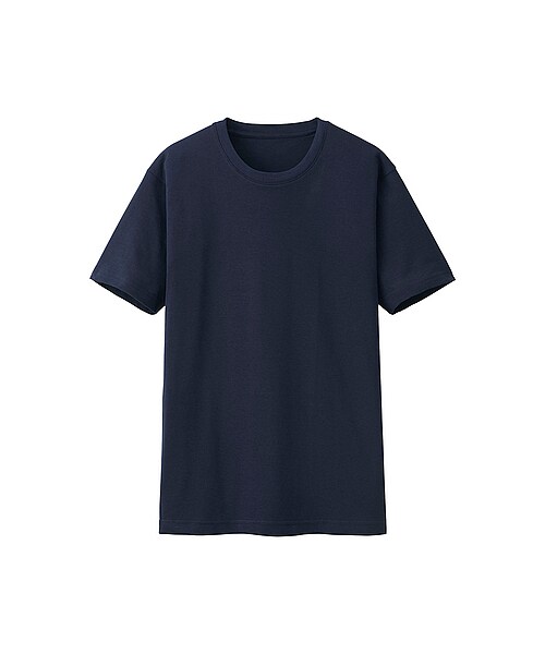 UNIQLO（ユニクロ）の「MEN ドライカラークルーネックT（半袖）D（Tシャツ（半袖・タンクトップ）・メンズ・BLUE/BLACK/DARK GREEN/WHITE/GRAY/DARK GRAY/RED/NAVY・XL/S/L/M）」の14枚目の写真