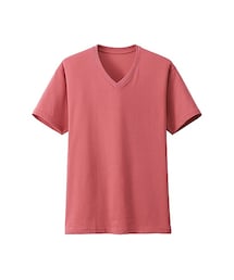 UNIQLO | MEN ドライカラーVネックT（半袖）A(Tシャツ/カットソー)