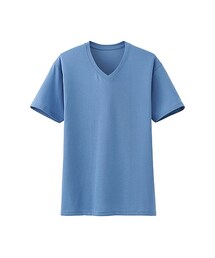 UNIQLO | MEN ドライカラーVネックT（半袖）A(Tシャツ/カットソー)