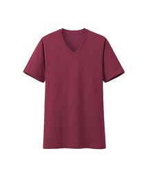 UNIQLO | MEN ドライカラーVネックT（半袖）A(Tシャツ/カットソー)