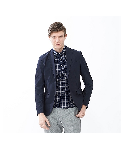 UNIQLO（ユニクロ）の「MEN ウルトラライトウエイトストレッチジャケット（ジャケット・コート・メンズ・BLACK/NAVY/LIGHT GRAY・S/M/L/XL）」の6枚目の写真