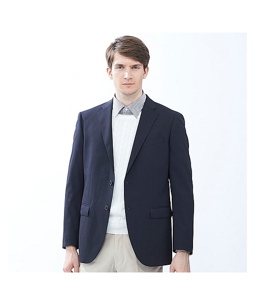 UNIQLO（ユニクロ）の「MEN ストレッチウールブレンドジャケットA
