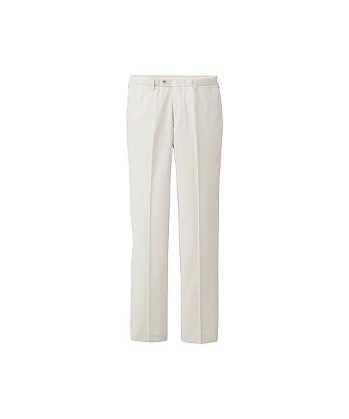 UNIQLO（ユニクロ）の「MEN ドライノータックパンツ（ロングパンツ・メンズ・DARK GRAY/BLACK/BEIGE/OFF WHITE・120/115/82/70/91/88/73/79/76/100/110/85/95/105）」の4枚目の写真
