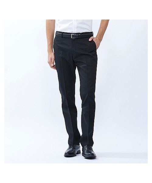 UNIQLO（ユニクロ）の「MEN ドライノータックパンツ（ロングパンツ・メンズ・DARK GRAY/BLACK/BEIGE/OFF WHITE・120/115/82/70/91/88/73/79/76/100/110/85/95/105）」の5枚目の写真