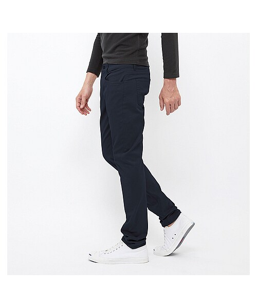 UNIQLO(ユニクロ)の「MEN ストレッチスリムフィットテーパードカラージーンズ(ジーンズ・メンズ・BLACK/NAVY/OFF WHITE/RED/GRAY/DARK ORANGE/GREEN・27/46/48/29)」の10枚目の写真
