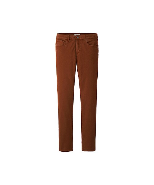 UNIQLO(ユニクロ)の「MEN ストレッチスリムフィットテーパードカラージーンズ(ジーンズ・メンズ・BLACK/NAVY/OFF WHITE/RED/GRAY/DARK ORANGE/GREEN・27/46/48/29)」の14枚目の写真
