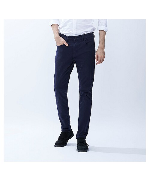 UNIQLO（ユニクロ）の「MEN ストレッチスリムフィットテーパードカラージーンズA（ジーンズ・メンズ・BLACK/WHITE/PINK/GREEN/GRAY/NAVY/BEIGE・36/38/35/28/32/46/31/33/27/42/34/30/44/29/40）」の12枚目の写真