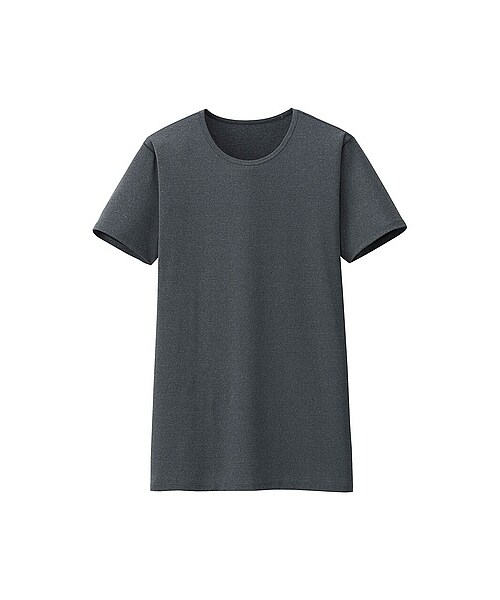 UNIQLO(ユニクロ)の「MEN エアリズムクルーネックT(半袖)(インナーTシャツ・メンズ・BLUE/GRAY/DARK GRAY/BLACK/WHITE・3XL/S/XL/M/XXL/L)」の10枚目の写真