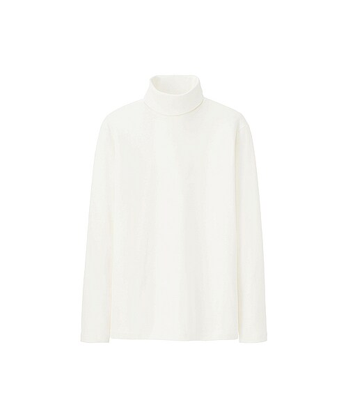 UNIQLO(ユニクロ)の「MEN ソフトタッチタートルネックT(長袖)(Tシャツ(長袖・7分袖)・メンズ・DARK GRAY/WHITE/NAVY/WINE/KHAKI/DARK GREEN/BLACK・4XL/3XL/XXL)」の3枚目の写真