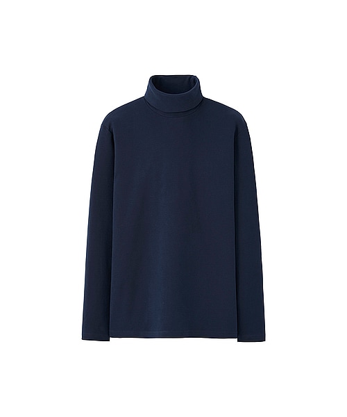 UNIQLO(ユニクロ)の「MEN ソフトタッチタートルネックT(長袖)(Tシャツ(長袖・7分袖)・メンズ・DARK GRAY/WHITE/NAVY/WINE/KHAKI/DARK GREEN/BLACK・4XL/3XL/XXL)」の12枚目の写真