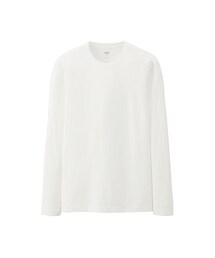 UNIQLO | MEN スーピマコットンクルーネックT（長袖・大きいサイズ）(トップス)
