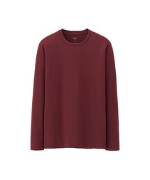 UNIQLO | MEN スーピマコットンクルーネックT（長袖・大きいサイズ）(トップス)