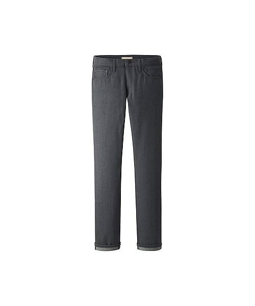 UNIQLO(ユニクロ)の「MEN セルビッジスリムフィットストレートジーンズ(ジーンズ・メンズ・NAVY/GRAY/BLUE/BLACK・48/27/40/46/44/42)」の4枚目の写真
