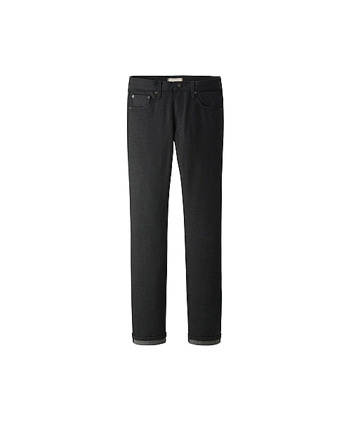 UNIQLO(ユニクロ)の「MEN セルビッジスリムフィットストレートジーンズ(ジーンズ・メンズ・NAVY/GRAY/BLUE/BLACK・48/27/40/46/44/42)」の3枚目の写真
