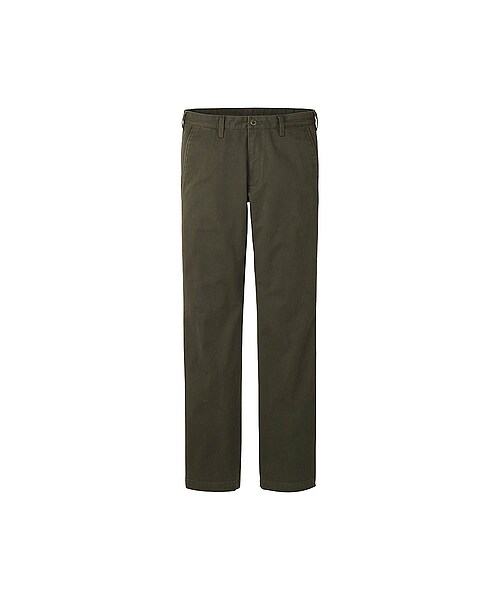 UNIQLO(ユニクロ)の「MEN 防風ノータックチノ(大きいサイズ)(その他パンツ・メンズ・NAVY/WINE/DARK GREEN/BROWN・120)」の3枚目の写真