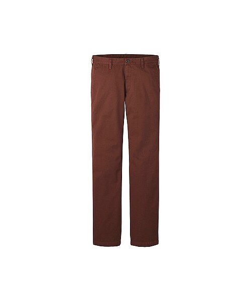 UNIQLO(ユニクロ)の「MEN 防風ノータックチノ(大きいサイズ)(その他パンツ・メンズ・NAVY/WINE/DARK GREEN/BROWN・120)」の4枚目の写真