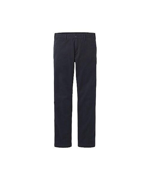 UNIQLO(ユニクロ)の「MEN 防風ノータックチノ(大きいサイズ)(その他パンツ・メンズ・NAVY/WINE/DARK GREEN/BROWN・120)」の1枚目の写真