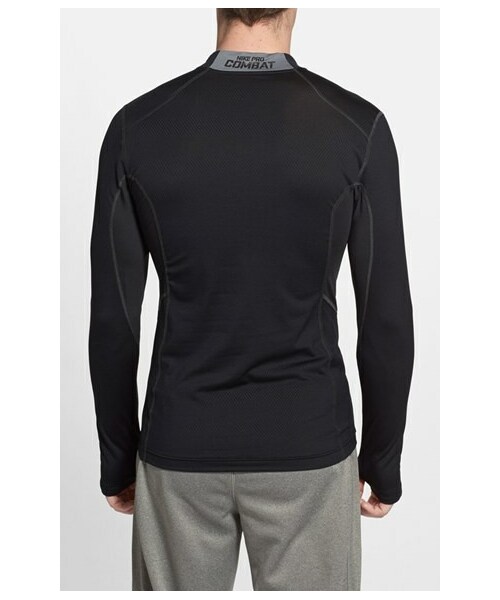 NIKE（ナイキ）の「Nike 'Pro Combat Hyperwarm Lite' Quarter Zip Pullover（ニット/セーター）」 WEAR